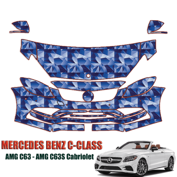 2019-2023 Mercedes-Benz AMG C63 Precut Paint Protection Kit – Partial Front