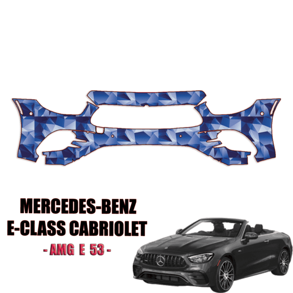 2022-2023 Mercedes-Benz E-Class Cabriolet Precut Paint Protection Kit (PPF) – Front Bumper