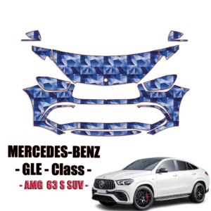 2021-2023 Mercedes-Benz GLE-Class-AMG 63 S  PPF Kit Pre Cut Paint Protection Kit – Partial Front