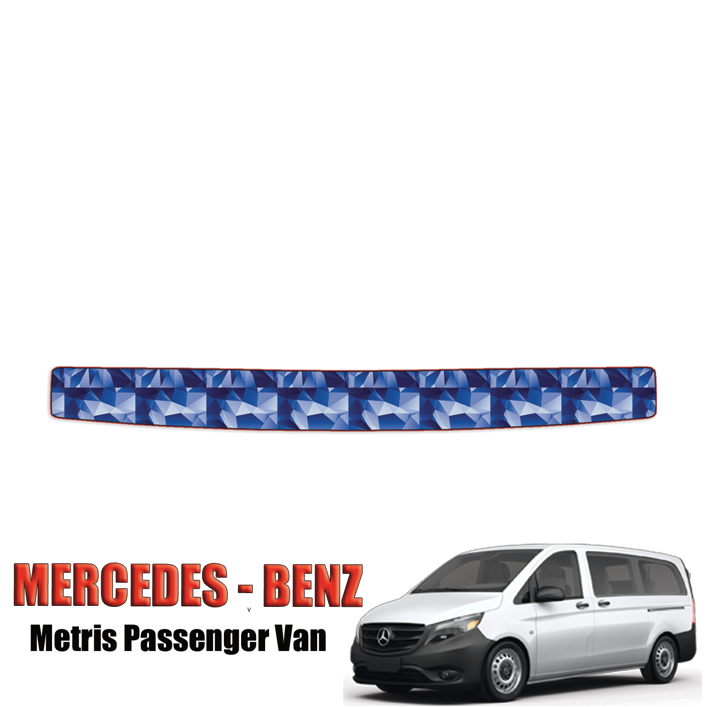 2016-2023 Mercedes-Benz Metris Precut Paint Protection Kit – Bumper Step
