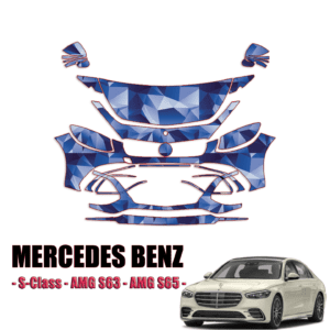 2018-2023 Mercedes -Benz S-Class Precut Paint Protection Kit (PPF) – Partial Front