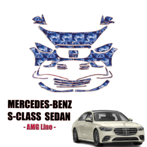 2021-2023 Mercedes-Benz S-Class Sedan PPF Kit Pre Cut Paint Protection Kit – Partial Front