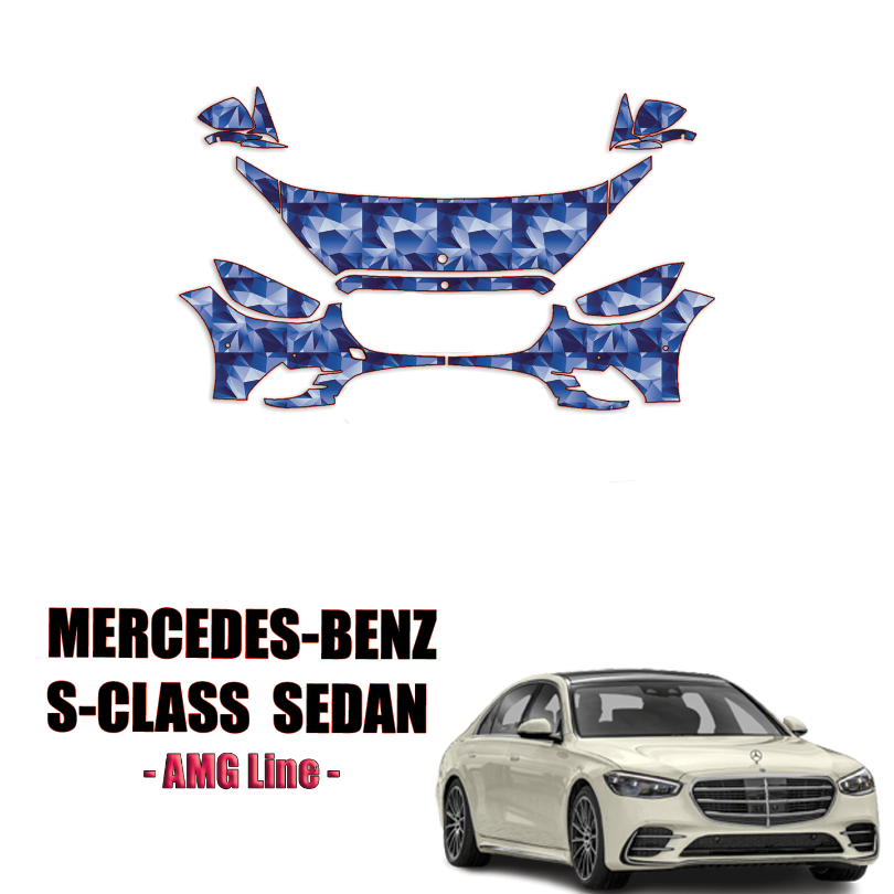 2021-2023 Mercedes-Benz S-Class Sedan Precut Paint Protection Kit – Partial Front