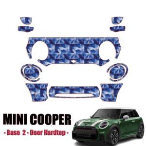 2018-2024 Mini Cooper 2 Door Hardtop Precut Paint Protection Kit Partial Front