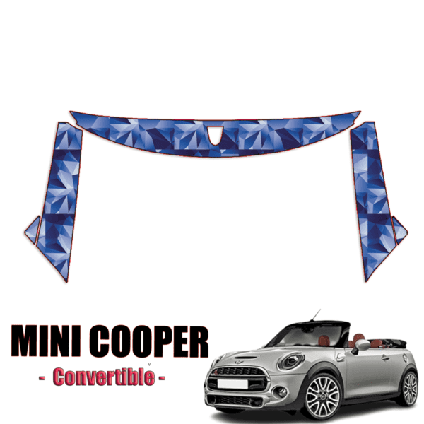 2022-2023 Mini Cooper Convertible Precut Paint Protection Kit – A Pillars + Rooftop