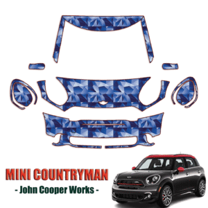 2011-2016 Mini Countryman John Cooper Works Precut Paint Protection PPF Kit – Partial Front