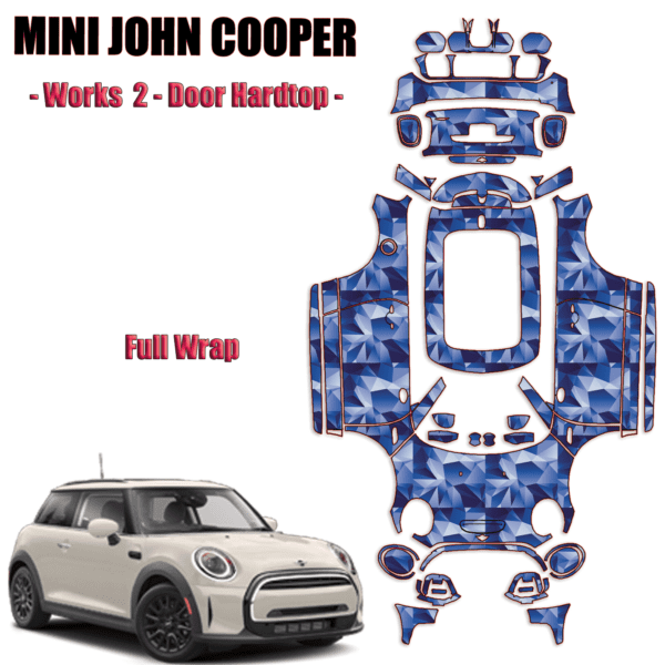 2018-2024 Mini John Cooper Works 2 Door Hardtop Pre Cut Paint Protection Kit Full Wrap Vehicle