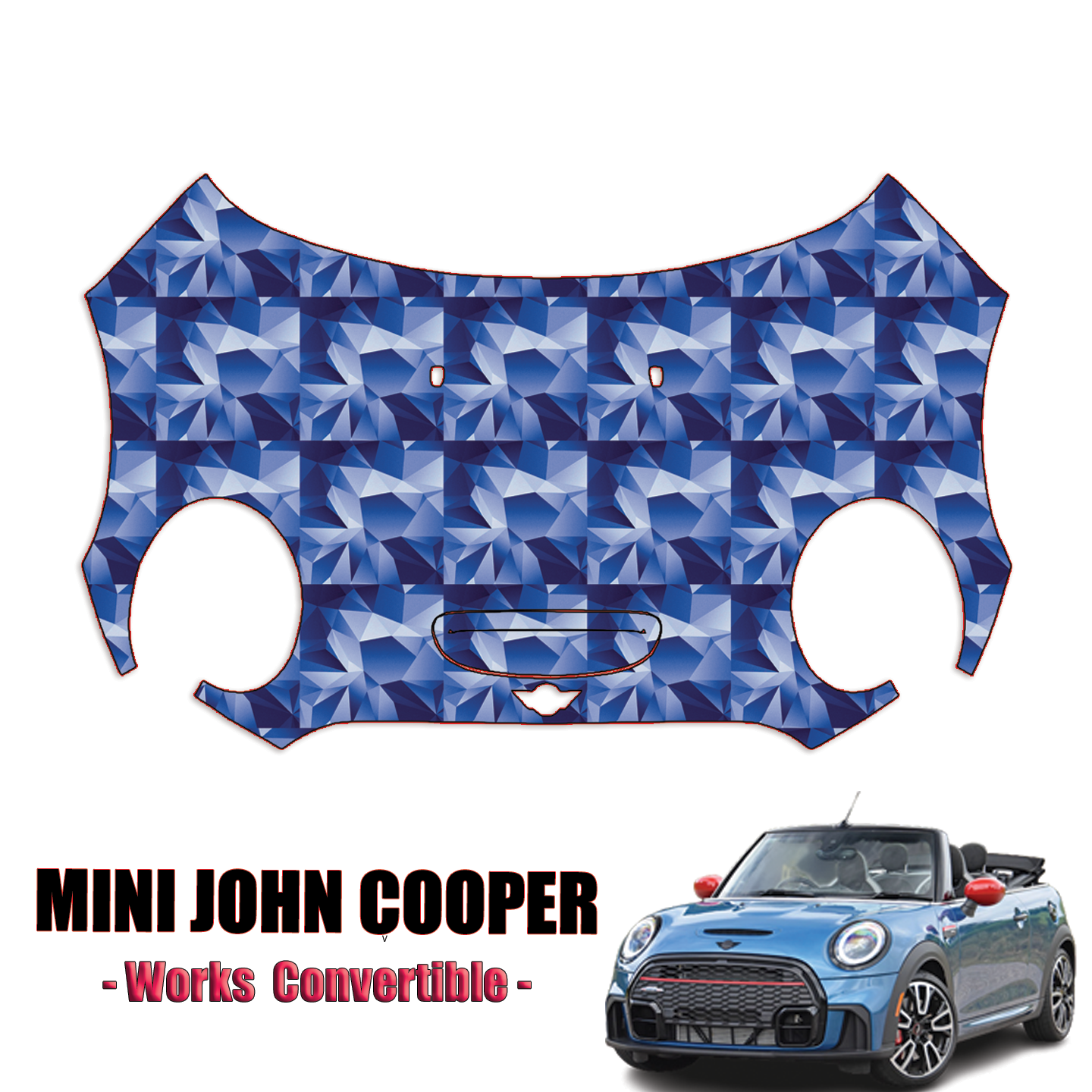 2022-2023 Mini John Cooper Works Convertible Paint protection Kit – Full Hood