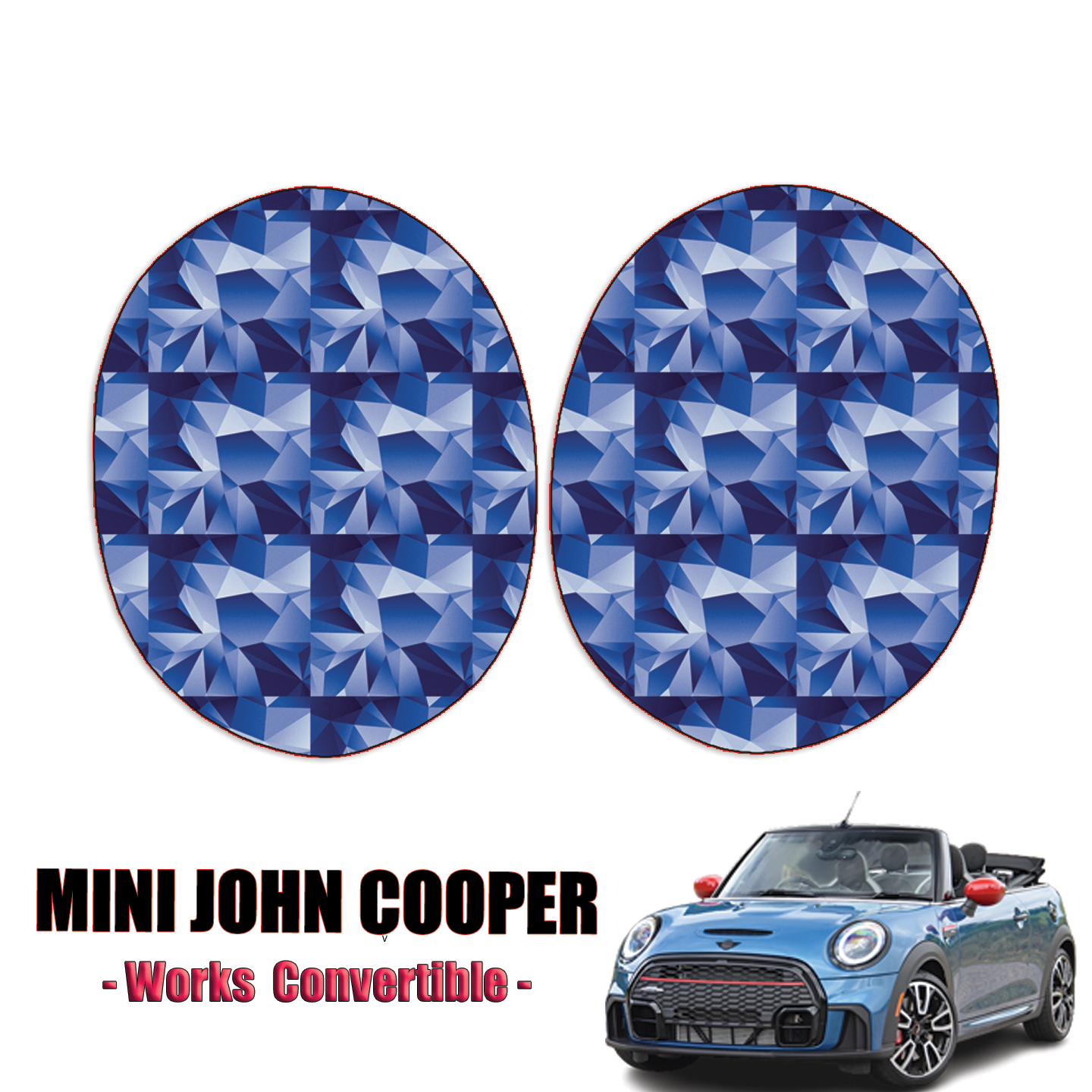 2022-2023 Mini John Cooper Works Convertible Pre Cut Paint Protection Kit – Headlights
