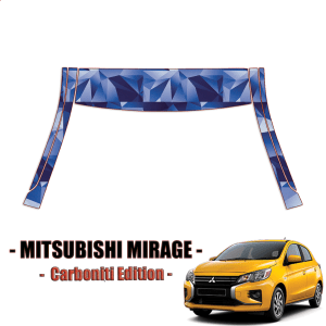 2021-2022 Mitsubishi Mirage Paint Protection Kit PPF A Pillars + Rooftop