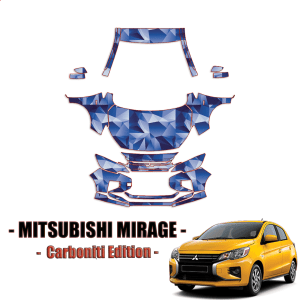 2021-2022 Mitsubishi Mirage Pre Cut Paint Protection Kit PPF Full Front