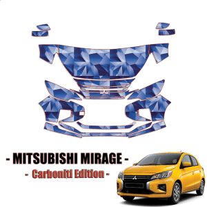 2021-2022 Mitsubishi Mirage Precut Paint Protection Kit (PPF) Partial Front