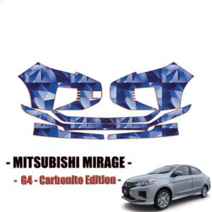 2021-2022 Mitsubishi Mirage G4 Precut Paint Protection Kit Front Bumper