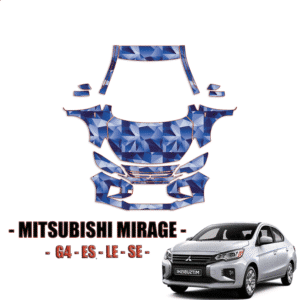 2021-2024 Mitsubishi Mirage G4 Precut Paint Protection PPF Kit – Full Front