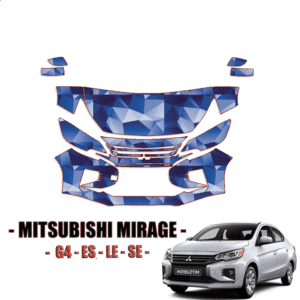 2021-2024 Mitsubishi Mirage G4 Precut Paint Protection PPF Kit-Partial Front