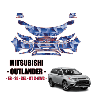 2019-2021 Mitsubishi Outlander Pre Cut Paint Protection PPF Kit – Partial Front