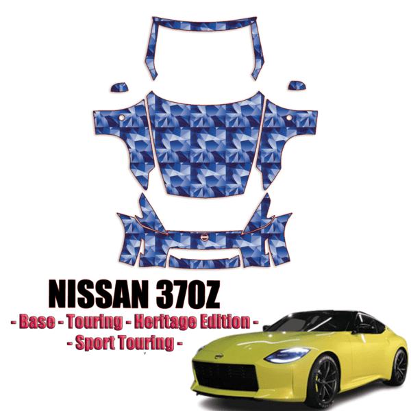 2013 – 2023 Nissan 370Z Pre Cut Paint Protection Kit – Full Front + A Pillars + Rooftop