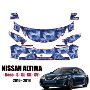 2016-2018 Nissan Altima – Base, S, SL, SR, SV Precut Paint Protection Kit – Partial Front