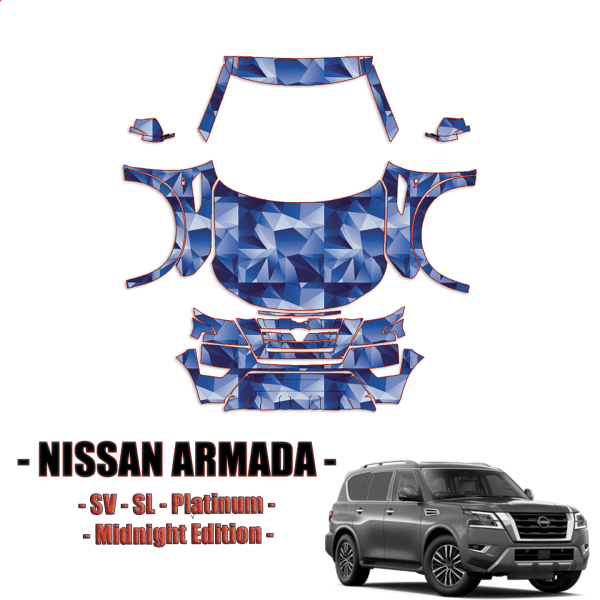 2021-2024 Nissan Armada Precut Paint Protection Kit – Full Front