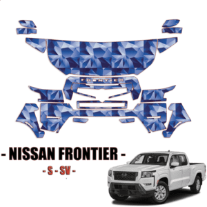 2022 Nissan Frontier S, SV Precut Paint Protection Kit – Partial Front