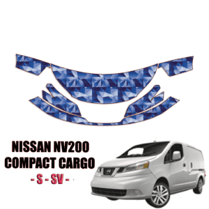 2014-2023 Nissan NV200 – Compact Cargo S, SV Pre Cut Paint Protection Kit – Partial Front