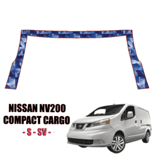 2014-2023 Nissan NV200 – Compact Cargo S, SV  Pre Cut Paint Protection Kit – A Pillars + Rooftop