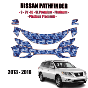 2013-2016 Nissan Pathfinder – Pre Cut Paint Protection Kit – Partial Front