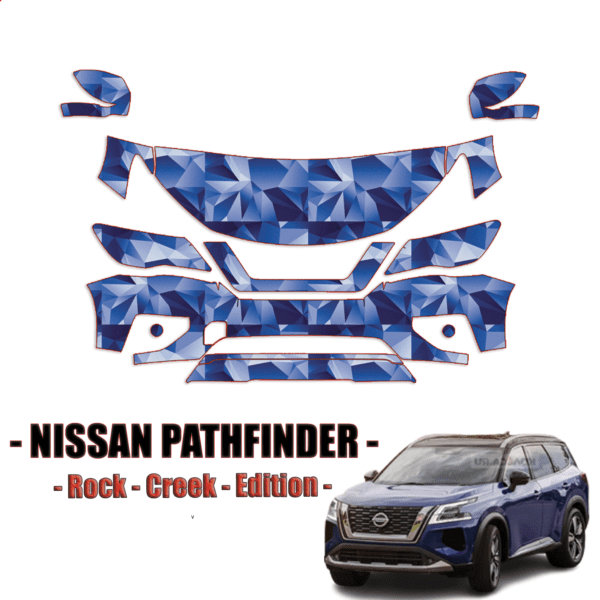 2019-2021 Nissan Pathfinder – Rock Creek Edition Pre Cut Paint Protection Kit – Partial Front