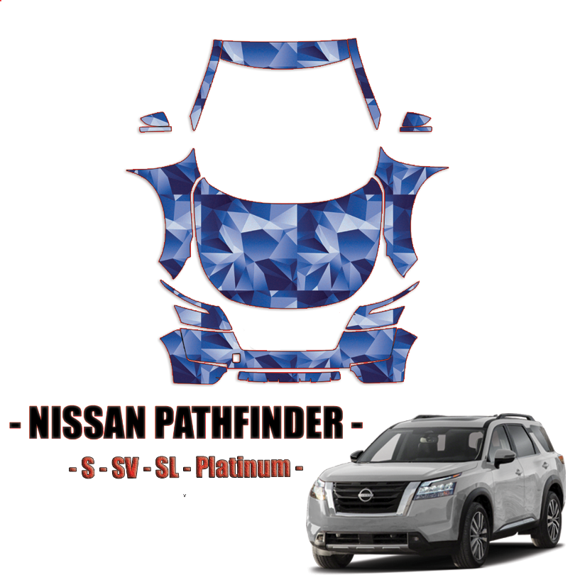 2022-2024 Nissan Pathfinder Pre Cut Paint Protection Kit  Full Front
