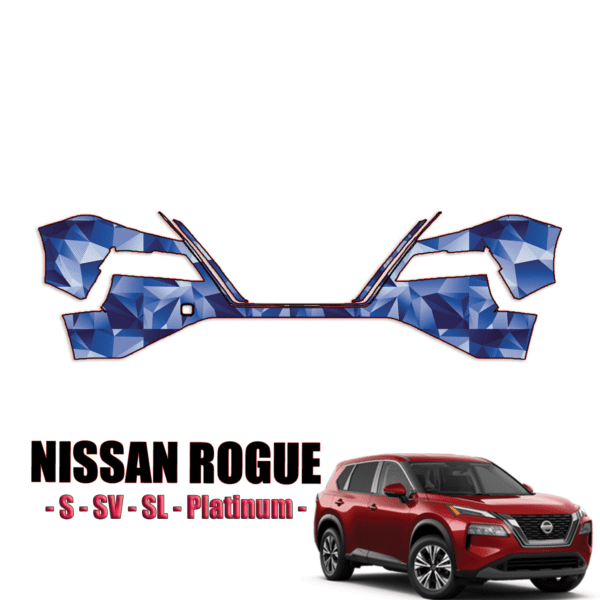 2021-2023 Nissan Rogue – S, SV, SL, Platinum Precut Paint Protection Kit – Front Bumper