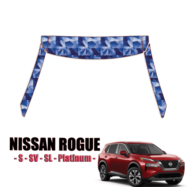 2021-2023 Nissan Rogue – S, SV, SL, Platinum Paint Protection Kit A Pillars + Rooftop
