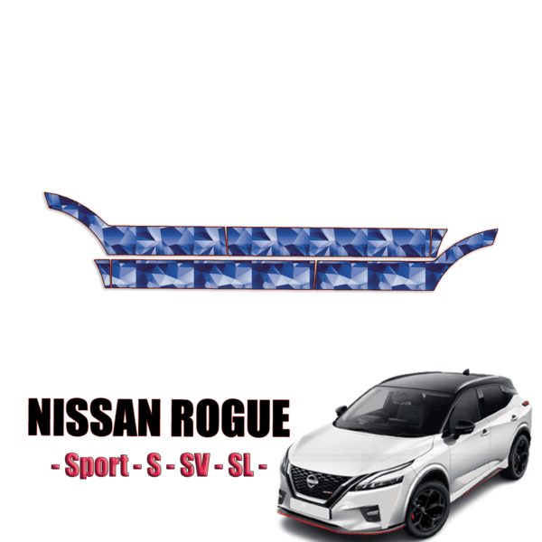 2020-2023 Nissan Rogue Sport – S, SV, SL Precut Paint Protection Kit-Rocker Panels