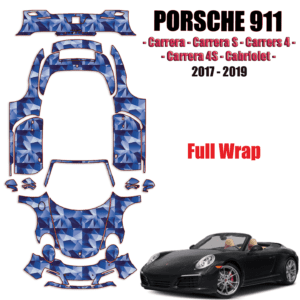 2017-2019 Porsche 911 Carrera Precut Paint Protection Kit – Full Vehicle Wrap