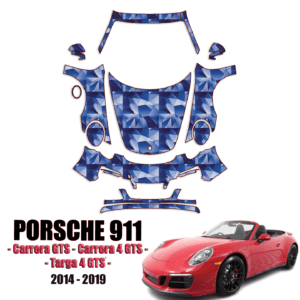 2017-2019 Porsche 911 Carrera GTS Precut Paint Protection Kit – Full Front+