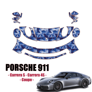 2020-2024 Porsche 911 Carrera Coupe Precut Paint Protection Kit – Partial Front