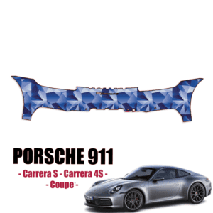 2020-2022 Porsche 911 – Carrera S, Carrera 4S Coupe Precut Paint Protection Kit – Rear Bumper