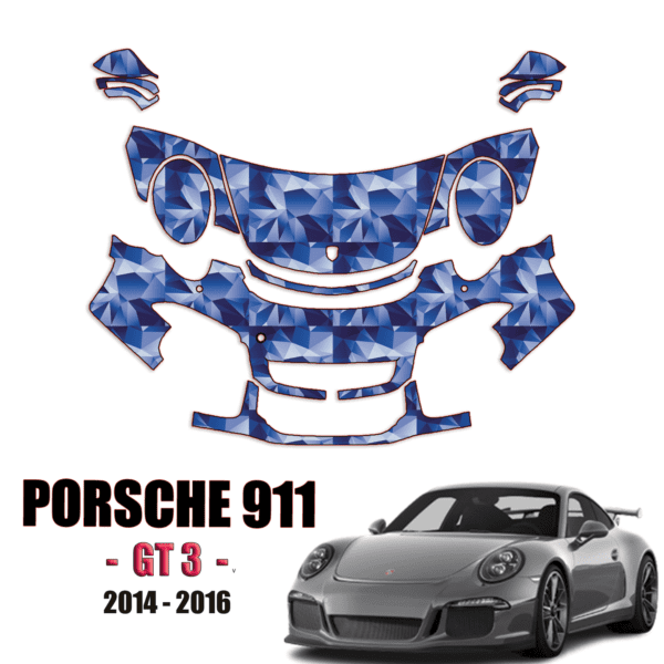 2014-2016 Porsche 911 GT3 Precut Paint Protection Kit – Partial Front