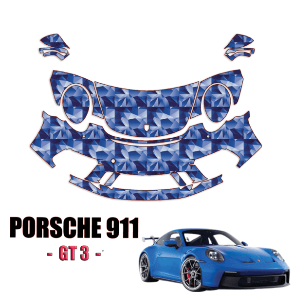 2018-2019 Porsche 911 GT3 Precut Paint Protection Kit – Partial Front