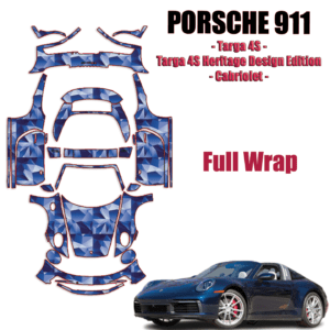 2021 Porsche 911 Targa 4S Heritage Design Edition Precut Paint Protection Kit – Full Vehicle Wrap