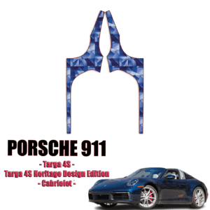 2021-2022 Porsche 911 – Targa 4S, Targa 4S Heritage Design Edition Precut Paint Protection Kit – Quarter Panels