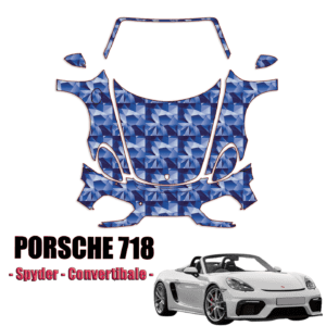 2020-2023 Porsche 718 Spyder Precut Paint Protection Kit – Full Front