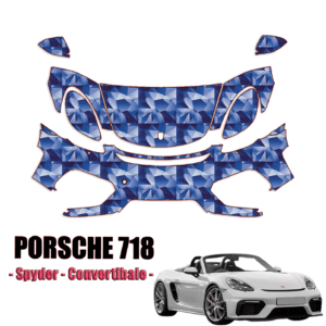 2020-2023 Porsche 718 Spyder Precut Paint Protection Kit – Partial Front