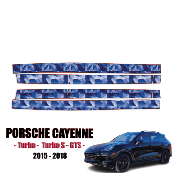 2015-2018 Porsche Cayenne – Turbo, Turbo S, GTS Precut Paint Protection Kit – Rocker Panels