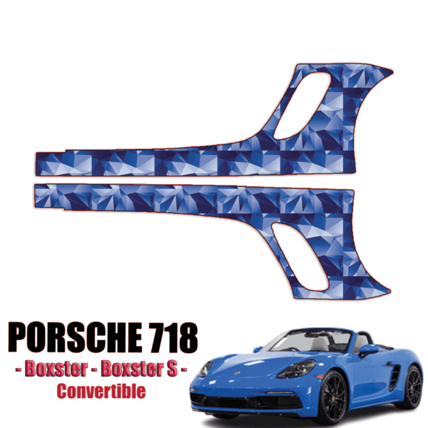2017-2024 Porsche 718 Boxster Precut Paint Protection Kit – Rocker Panels