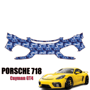2020-2023 Porsche 718 – Cayman GT4 Precut Paint Protection Kit – Front Bumper