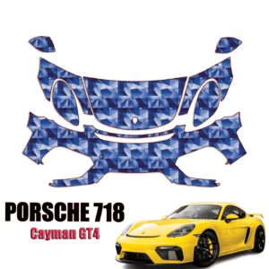 2020-2023 Porsche 718 Cayman GT4 Precut Paint Protection Kit PPF – Partial Front