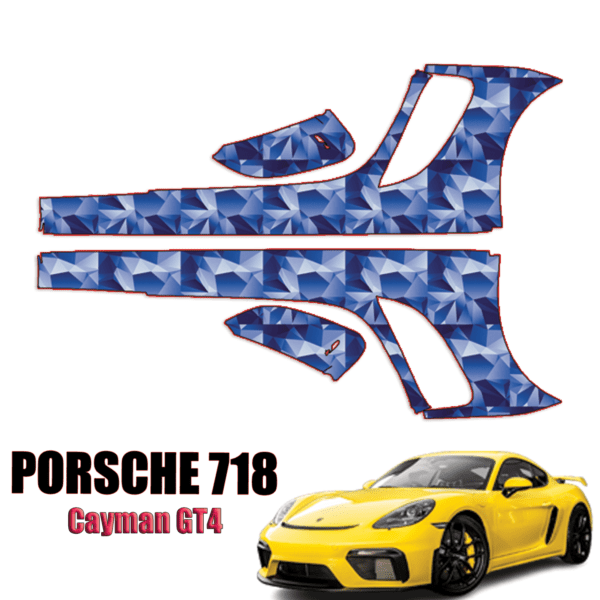2020-2023 Porsche 718 Cayman GT4 Precut Paint Protection Kit PPF – Rocker Panels