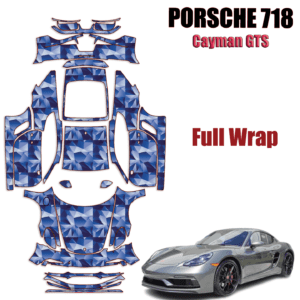 2018-2020 Porsche 718 Cayman GTS Precut Paint Protection Kit – Full Wrap Vehicle