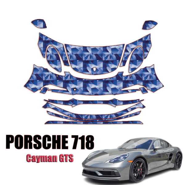 2018-2020 Porsche 718 Cayman GTS Precut Paint Protection Kit – Partial Front