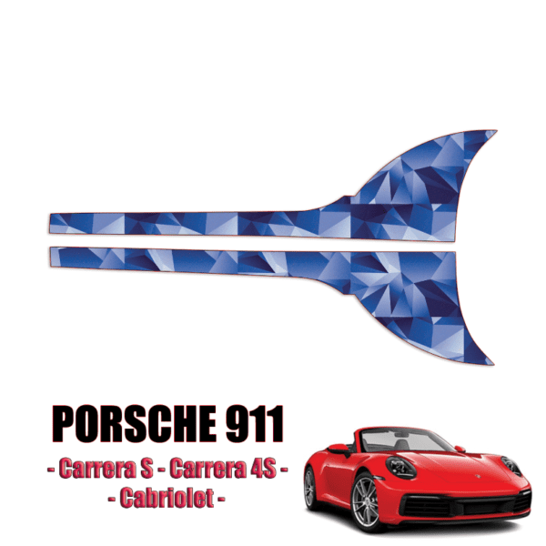 2020-2024 Porsche 911 Carrera Cabriolet Precut Paint Protection Kit – Rocker Panels